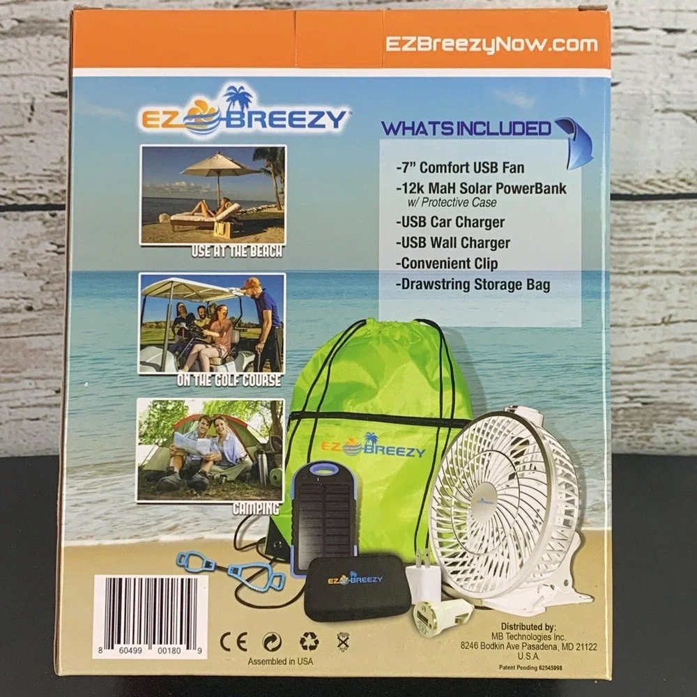 EZ Breezy Portable Fan 7